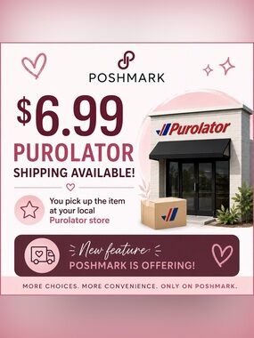 $6.99 Purolator shipping